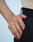 bague camille enrico broderie or france
