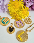 coffret fête des mères médaille initiale mini initiale