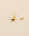 DUO de boucles d'oreilles . AMORE