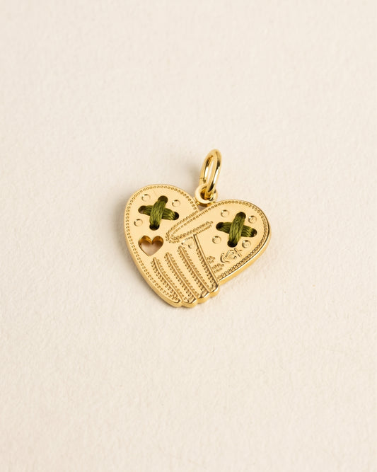 Amulette Coeur enlacé . AGAPI