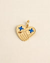 Amulette Coeur enlacé . AGAPI