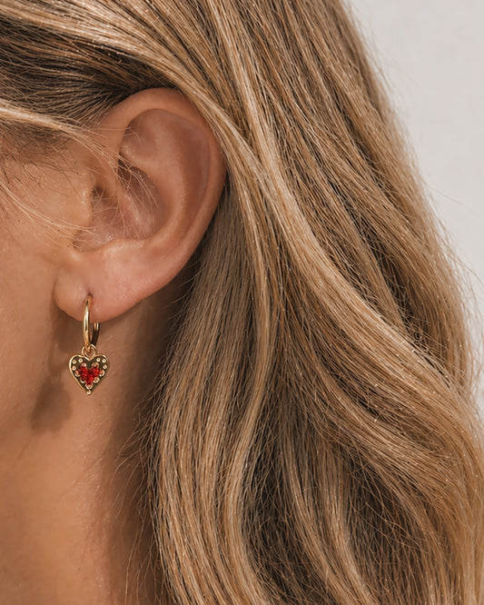 DUO de boucles d'oreilles . AMORE