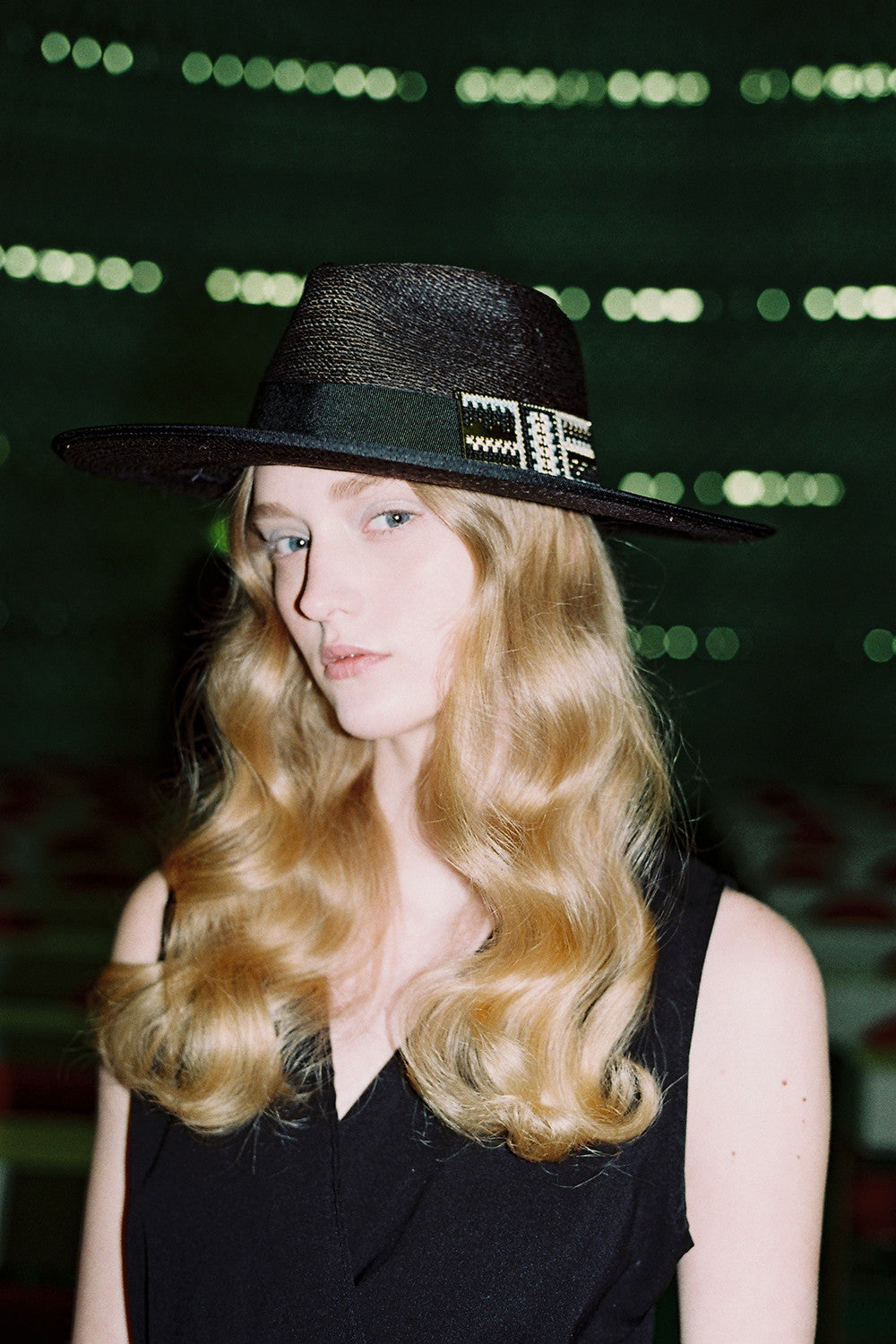 CAMILLE ENRICO & BIG ARISTOTE - Chapeau Zeebo Deluxe paille noire