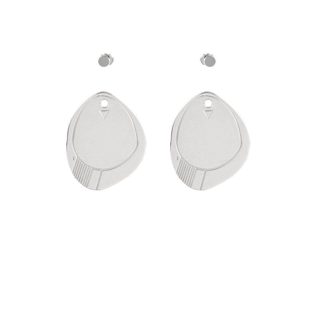 boucles d&#39;oreilles camille enrico argent france