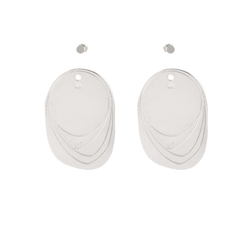 boucles d&#39;oreilles camille enrico argent france