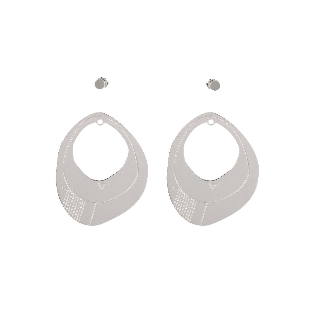 boucles d&#39;oreilles camille enrico argent france