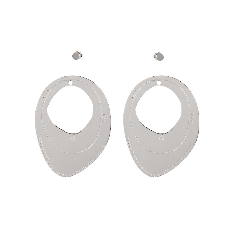 boucles d&#39;oreilles camille enrico argent france