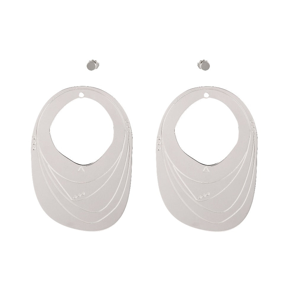 boucles d&#39;oreilles camille enrico argent france