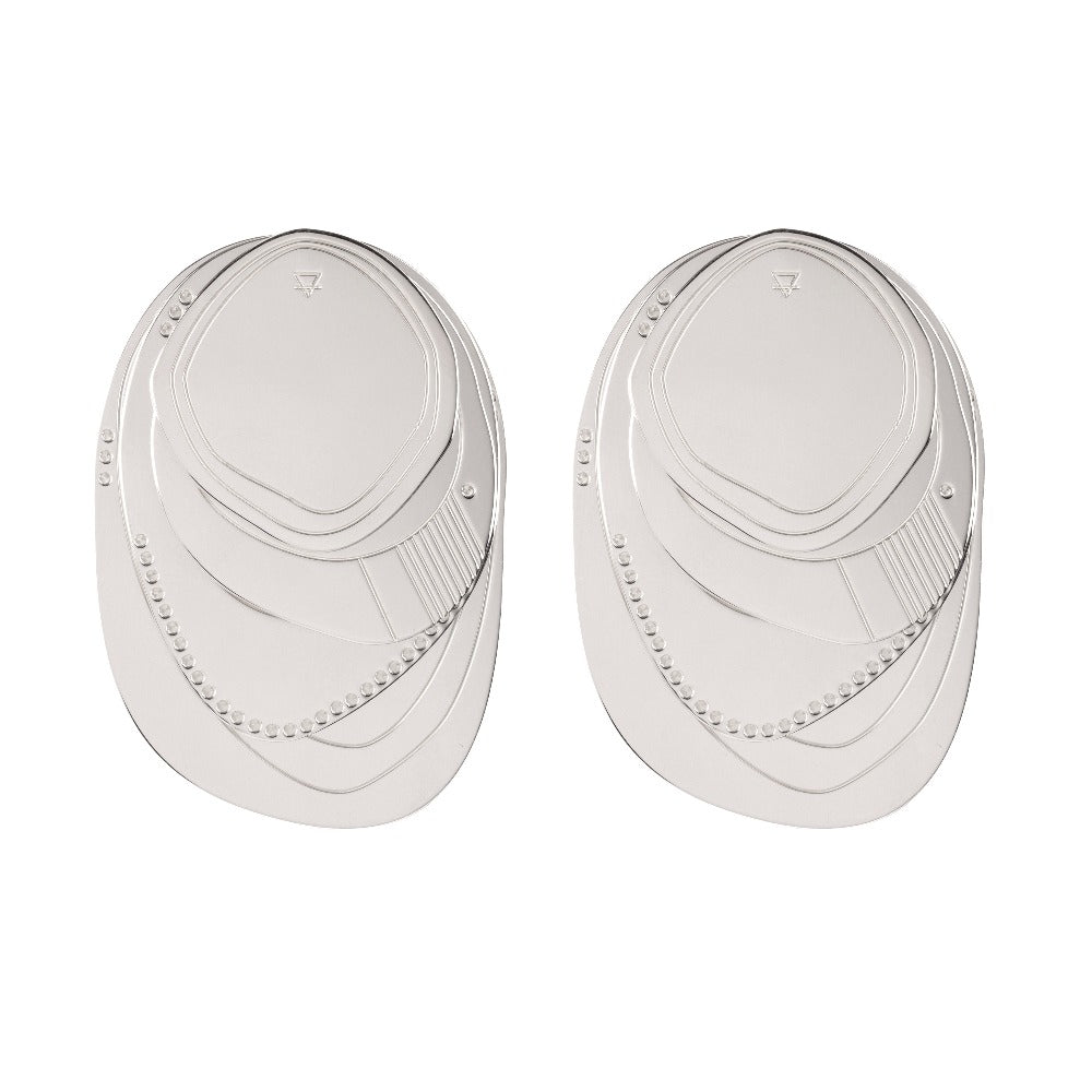 boucles d&#39;oreilles camille enrico argent france