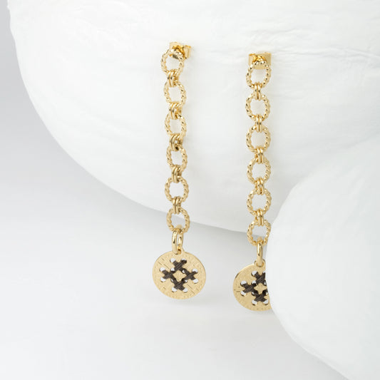 Boucles d'oreilles longues CATHERINE