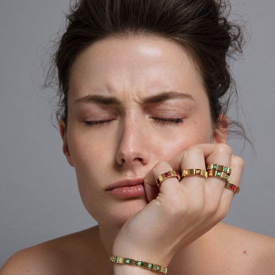 bague camille enrico broderie or france