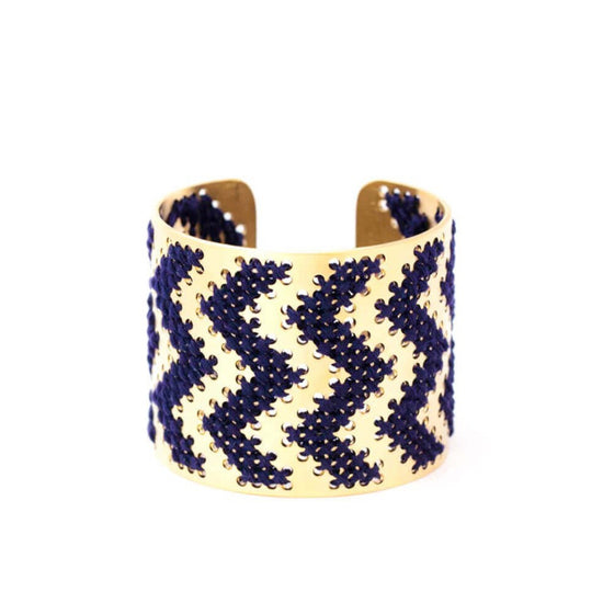 manchette or broderie camille enrico