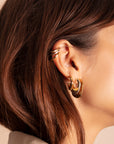 boucles d'oreilles camille enrico  or france