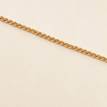 chaine palmier bracelet or