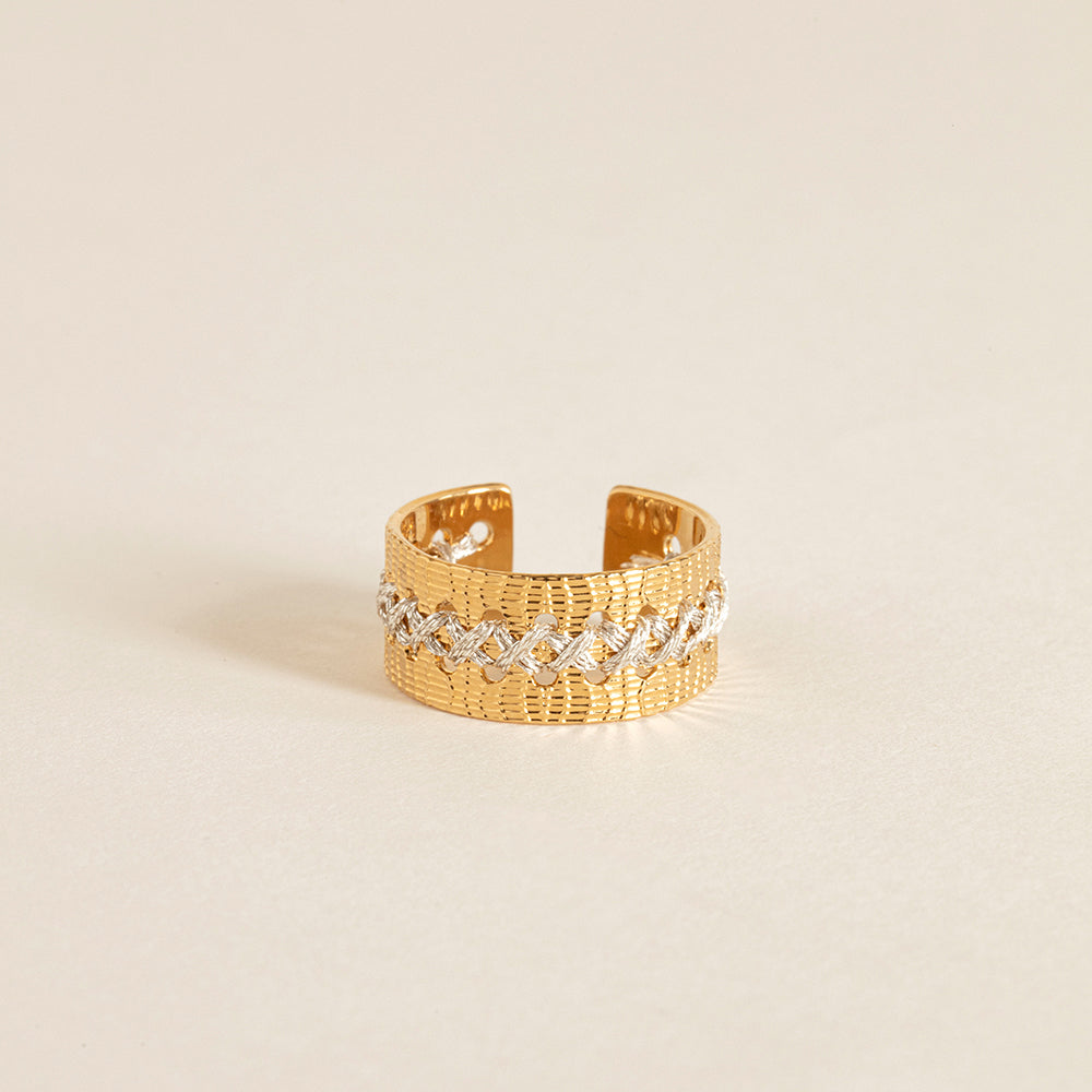bague camille enrico broderie or france