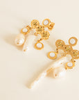 boucles d'oreilles camille enrico or perles france