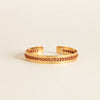 bracelet camille enrico broderie or cuivre