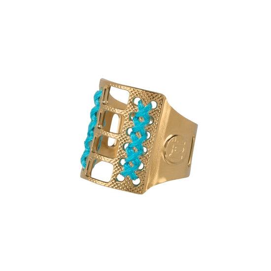 CAMILLE ENRICO - Bague AMPRA or piscine