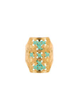 CAMILLE ENRICO - Bague GOURAM or turquoise