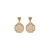 boucles d'oreilles camille enrico broderie or france