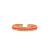 bracelet camille enrico broderie or corail