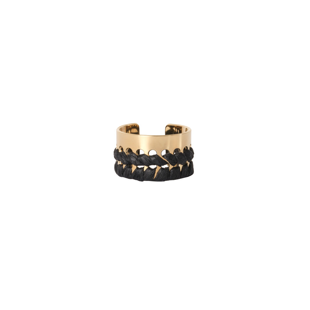 bague camille enrico broderie or france raphia