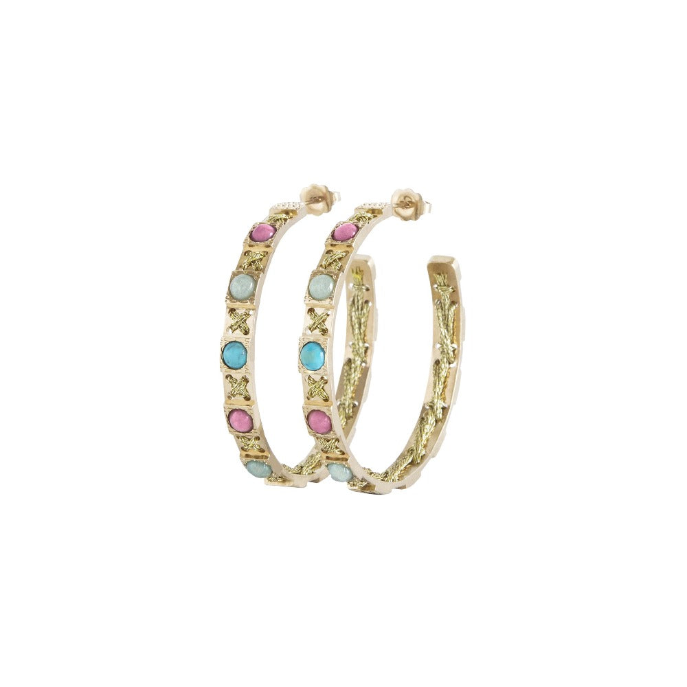 boucles d'oreilles camille enrico or perles france