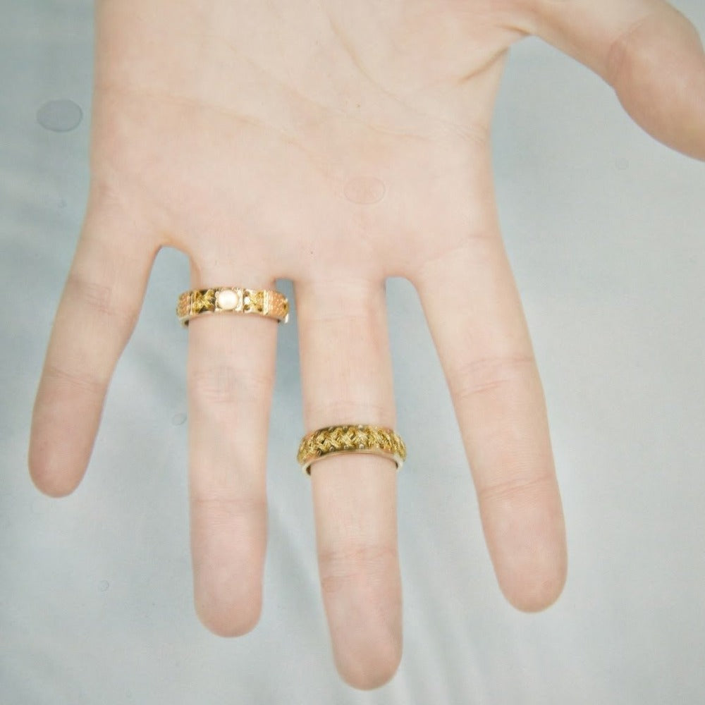 bague camille enrico broderie or france