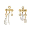 boucles d'oreilles camille enrico or perles france