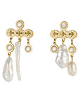 boucles d'oreilles camille enrico or perles france